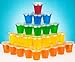 Toasted Drinkware Squeezable Plastic Clear 2 oz Jello Shot Glasses with Lids (100 Sets) Shaped Like Actual Shot Glasses!