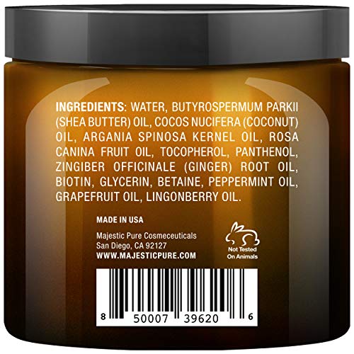 Biotin-Hair-Mask-for-Dry-Damaged-Hair-with-Lingonberry-by-Majestic-Pure-Deep-Conditioning-Hair-Treatment-Nourishing-and-Strengthening-Sulfate-Free-16-fl-oz