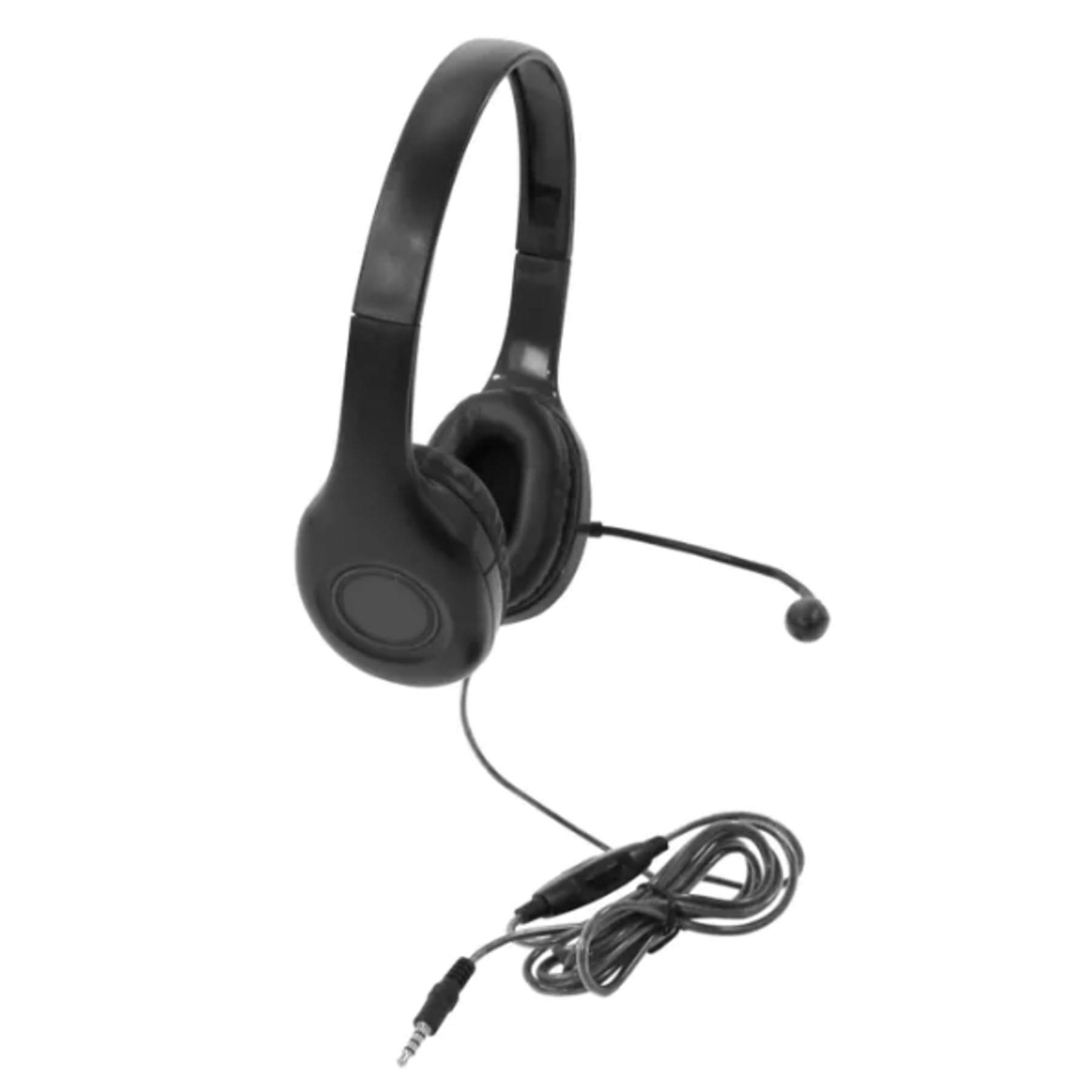Photo 1 of Califone On-Ear Headset with Gooseneck Microphone, 3.5mm, Black