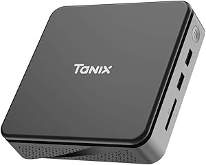 Desktop Mini PC,TX85 Mini PC Fanless Computer Windows 10 64-bit,Intel X5-Z8350 HD Mini Computer,4GB RAM/64GB EMMC/4K/ 2.4G/5.0G Dual Band Wi-Fi/BT4.0