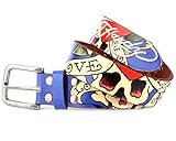Ed Hardy EH3134 Love Kills with Studs Girls-Leather Belt