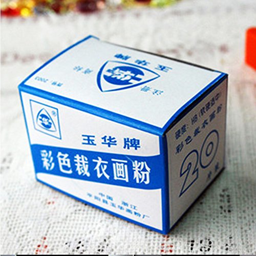 20Pcs Triangle Tailor's Chalk, Fabric Marker Sewing Quilting Notions, Professional Tailoring Crafting Fabric Marking Tool(White)