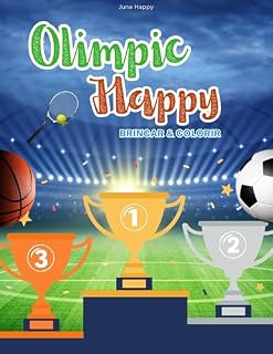 Livro OLIMPIC HAPPY: BRINCAR & COLORIR