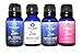 ZEN BLEND Aromatherapy Starter Kit (4): Zen Sublime Sleep, De-Stress, Focus & Immune Boost. Topical + Inhale for Improved Wellness. Each Bottle is 0.47 ounces.