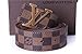 Brown-Gold fashion leather metal buckle belt(110cm)