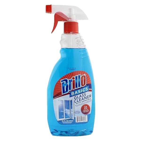 BRILLO BASICS GLASS CLEANER 22 OZ