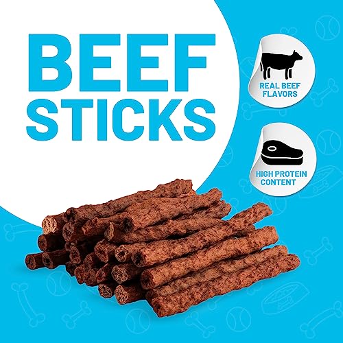 SITKA Farms Beef Sticks for Dogs Crunchy Beef Premium Munchy Sticks