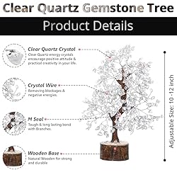 Clear Quartz Crystal Trees for Home Decor, Office