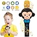 Gaobige Microphone for Kids Karaoke Microphone Bluetooth Wireless Microphone Portable Handheld Karaoke Machine Toys Gifts Singing Recording Home KTV Party iPhone Android PC Smartphone (Black)