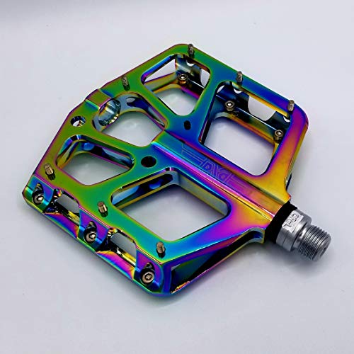 rainbow bike pedals