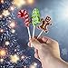 Holiday-Themed Lollipops (12 Pack) Great for Christmas Goody Bag Fillers or Christmas Stocking Stuffers