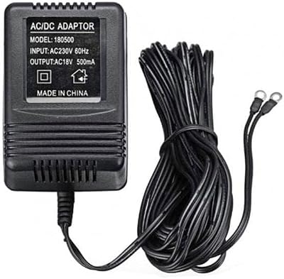 MFLABEL Doorbell Transformer 18V 500mA Power Supply 5m Cable Video Doorbell