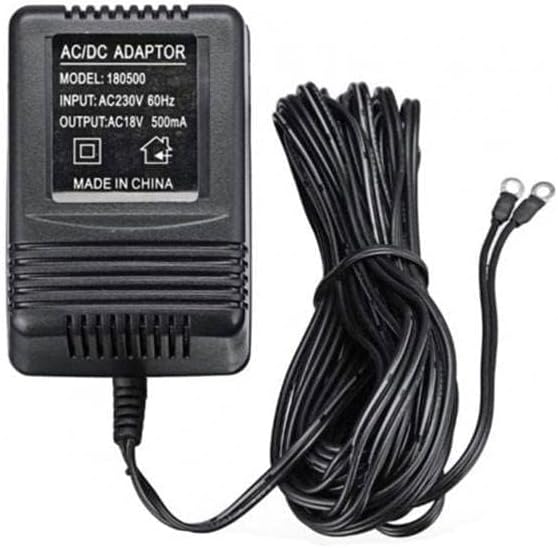 MFLABEL Doorbell Transformer 18V 500mA Power Supply 5m Cable Video Doorbell