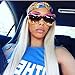 DDLbiz NEW Oversized Square Luxury Sunglasses Gradient Lens Vintage Women Fashion (C)