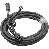 704 Top Mounted Single Control Harness Assembly 20ft 6m | Compatible with Yamaha Outboartd Motor 10 pins 6X3-8258A-10