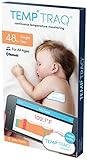 TempTraq 48-Hour Intelligent Baby Fever Monitor with Wireless Alerts (iOS & Android) - FDA-Cleared Wearable Smart Thermometer Patch - Alerts Immediately When Fevers Spike