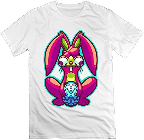 Crazy Shirts Egg Bunny Easter Boy's 100% Cotton Tee-shirts
