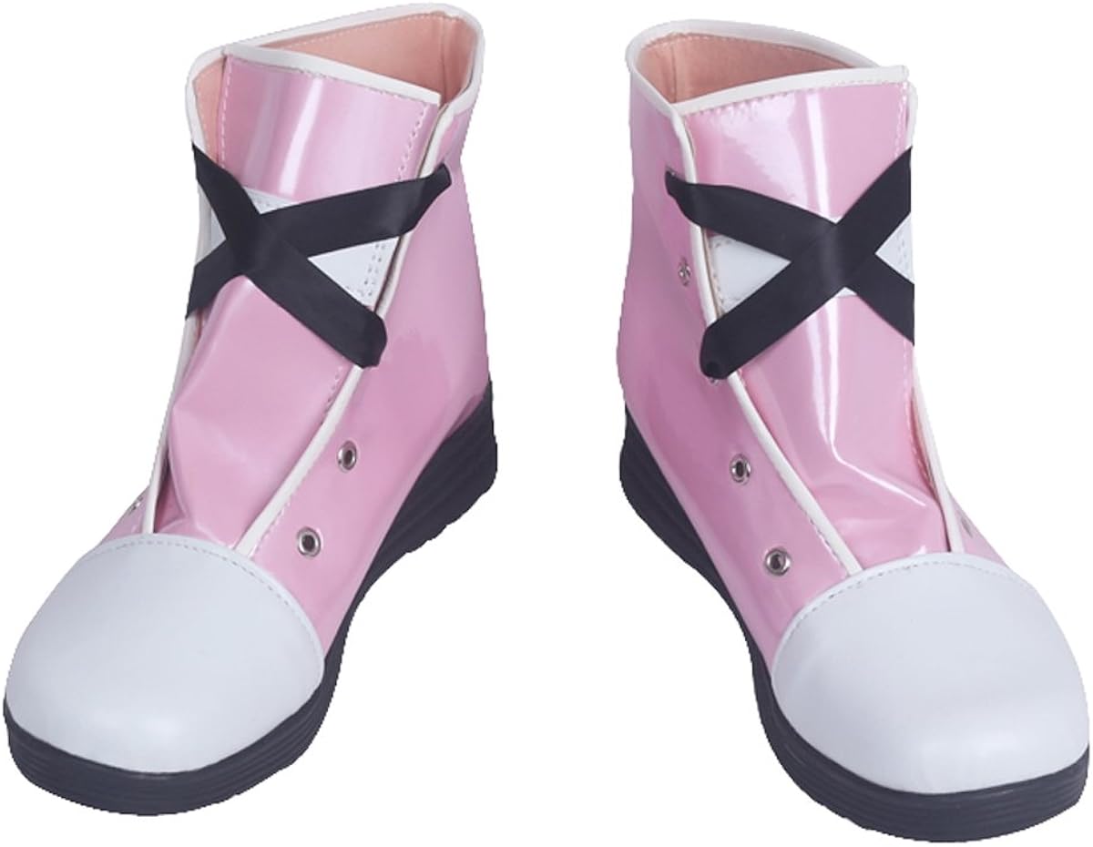 Amazon Com Yuancos Kairi Princess Of Heart Pink Short Halloween Cosplay Shoes Boots S008 Clothing