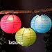 LIDORE 8 Pack Assorted Different Multi Color Chinese Paper Lanterns Lamps 8 Inch