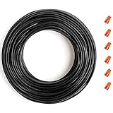 Low Voltage Landscape Lighting Wire - 16/2 Direct Burial Outdoor Cable for LED Garden Lights - 100ft