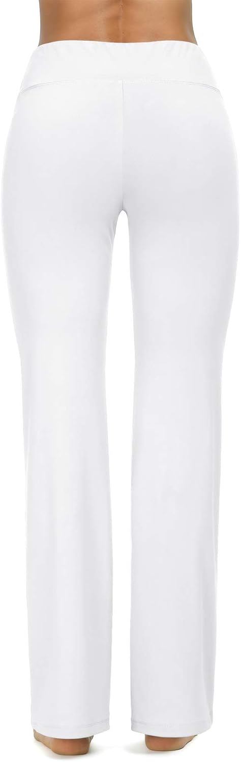 VIISHOW Women's Boot-Cut Yoga Pants Tummy Control Workout Non See-Through Bootleg Yoga Pants: Clothing