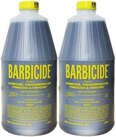 Barbicide Disinfectant Concentrate, 64 Oz (Pack of 2) by King Research