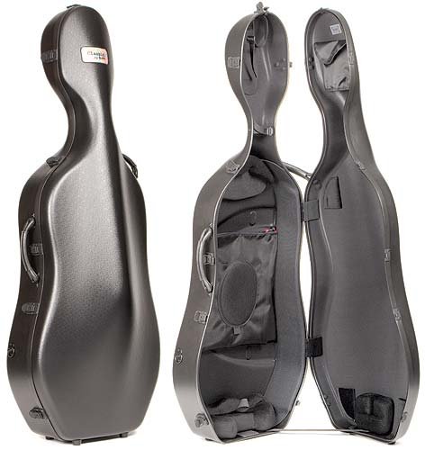 Bam France 1001SW Classic Black 4/4 Cello Case with Wheels