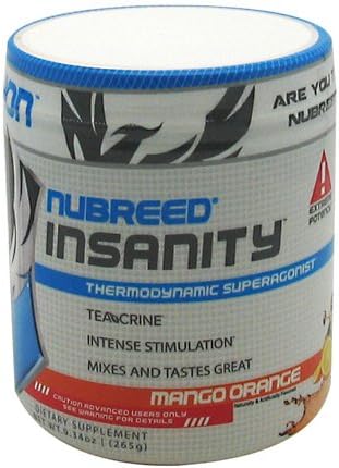 Nubreed Nutrition Insanity Mango Orange - 45 Servings