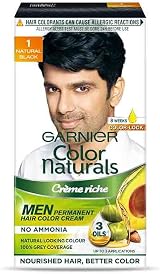 Garnier Color Naturals Men Permanent Hair Colour Cream Natural Black 1 view 1