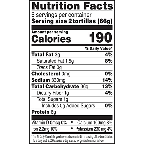 ORTEGA FLOUR TORTILLAS, 12 TORTILLAS
