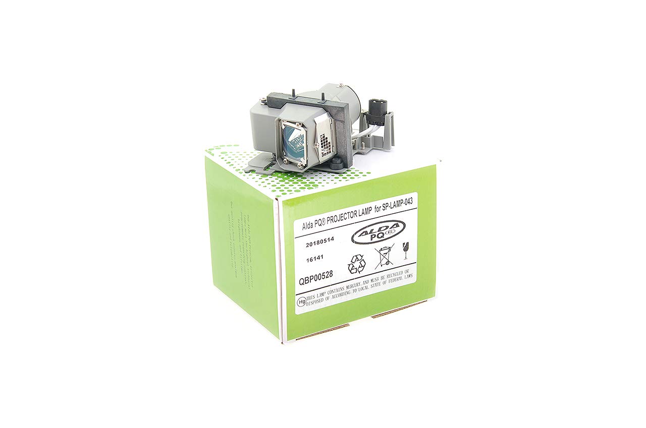 Alda PQ-Premium, Projector Lamp compatible with SP-LAMP-043 for INFOCUS IN1100, IN1102, IN1110, IN1112, M20, M22 projectors, lamp with housing
