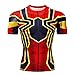 RONGANDHE Men's Super-Hero Compression Sports Fitness T-Shirt Quick-Drying