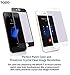 TOZO for iPhone 7/6/6S 3D Screen Protector Glass [ 3D Full Frame ] Technology Premium Tempered 9H Hardness 2.5D PET [Soft Edge Hybrid] Perfect Fit Screen 4.7 White
