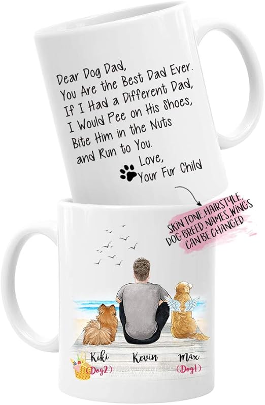 dear dog dad mug