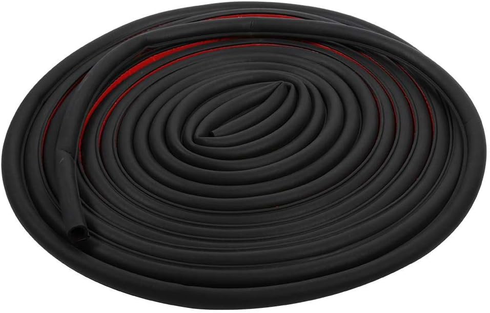 Garsent 8M EPDM Rubber Strip Car Weather Stripping D Shape Door Edge, Popular, Normal - Image 3