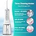 Upgrade Cordless Water Flosser,Homgeek 320ML Oral Irrigator,Water Pick,Dental Water Flosser,Portable High-frequency Pulsation Anti Leakage Water Pick Teeth Cleaner for Home,Travel,IPX7 Waterproof
