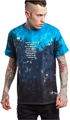 The Animal Men's Tye dye Hand dyed Dip T-shirt (Medium)