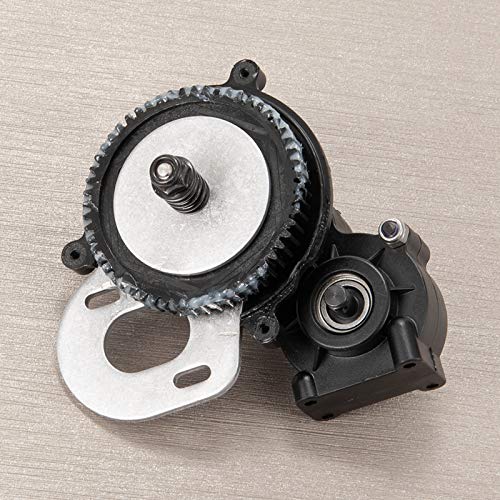 1/10 RC Car Truck Assembled Complete Center Gearbox Transmission Gearbox with Metal Motor Gear for Axial SCX10 SCX10 ii D90 90046 90047 RC Crawler Car,Plastic
