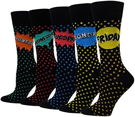 Wish Island Women's Fun Crazy Novelty Cotton Crew Dress Socks