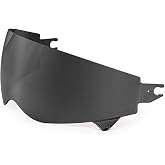 ScorpionEXO Covert / Covert X Everclear Replacement Optional Drop Down SunVisor Shield Anti-Fog Anti-Scratch for Covert / Covert X Helmets