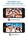Premium HD Bluetooth Selfie Remote Control Camera Shutter for iPhone, Samsung Galaxy, Android, iPad, iPod, Tablets - Amazing Selfie Clicker for Photos, Videos, 30ft Range (Charcoal)