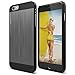 elago® [Outift Matrix][Black/Dark Grey] - [Premium Hybrid Construction][Brushed Aluminum][Spark Design Award] - for iPhone 6/6S Plus