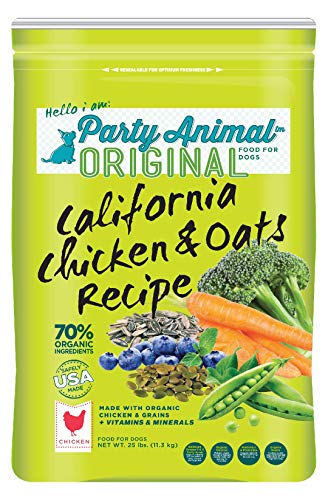 Party Animal California Chicken & Oats Recipe Dry Dog Food 25 lb. bag - Thumbnail 3