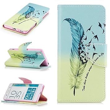 Sony Xperia XA Hülle / F3111 Hülle,[FQY-TEC][PU-Leder]und[TPU]Geldbörse,Kartensteckplatz,Unterstützung Hülle für Sony Xperia 