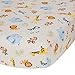 Bedtime Originals Jungle Buddies Sheet, Brown/Yellow