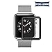 Bestfy Full Coverage Screen Protector for 42mm Apple Watch, Tempered Glass, Anti-Scratch, Bubble-Free for iWatch 42mm with Series 1/ 2/ 3, 1 in Pack
