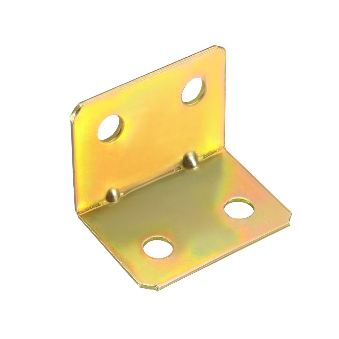 Sourcingmap Stainless Steel Shelves Corner Brace 20mmx20mmx29mm, Metal Joint Round End L Shape Right Angle Corner Fastener Joints Support Bracket, Pack of 10