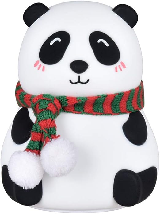 Luce Notturna Panda Wastou - Silicone Morbido, Luminosità Regolabile, Timer 30 Min, Ricaricabile USB - Foto 3