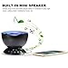 GRDE Remote Control Projector Light With Built-in Music Player 12 LEDs 7 Color Changing Modes Ocean Wave Projector Night Light for Bedroom Living Room (Black)