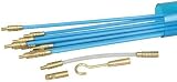 Unibos Cable Access Kit Wire Puller Rods 10 x 330mm Flex Extender Blue/Yellow view 4